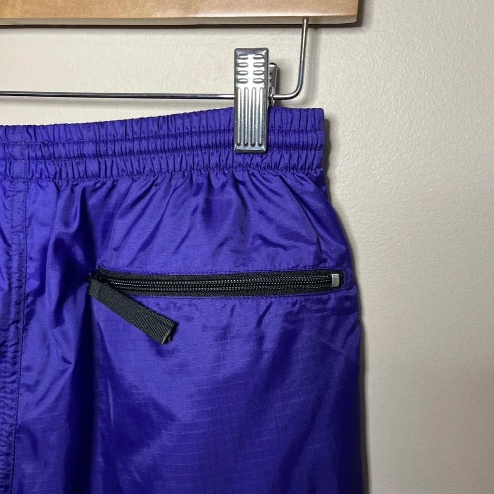Vintage Helly Hansen Windbreaker Hiking‎ Rain Pants Small 90s Purple